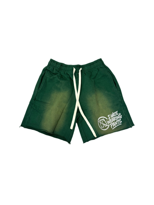I Hate Wearing Pants Sweat Shorts Green