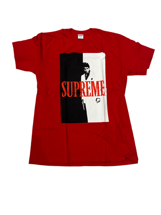 Supreme Scarface Split Tee Red