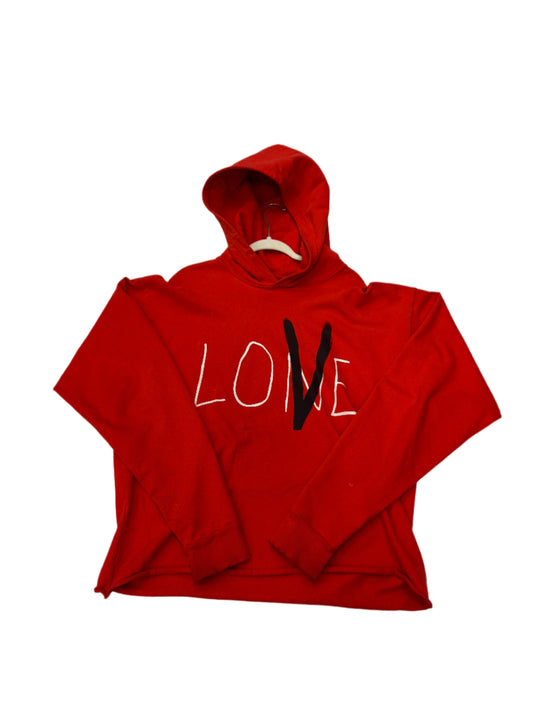 Vlone NYC Lone Love Hoodie Red (used)
