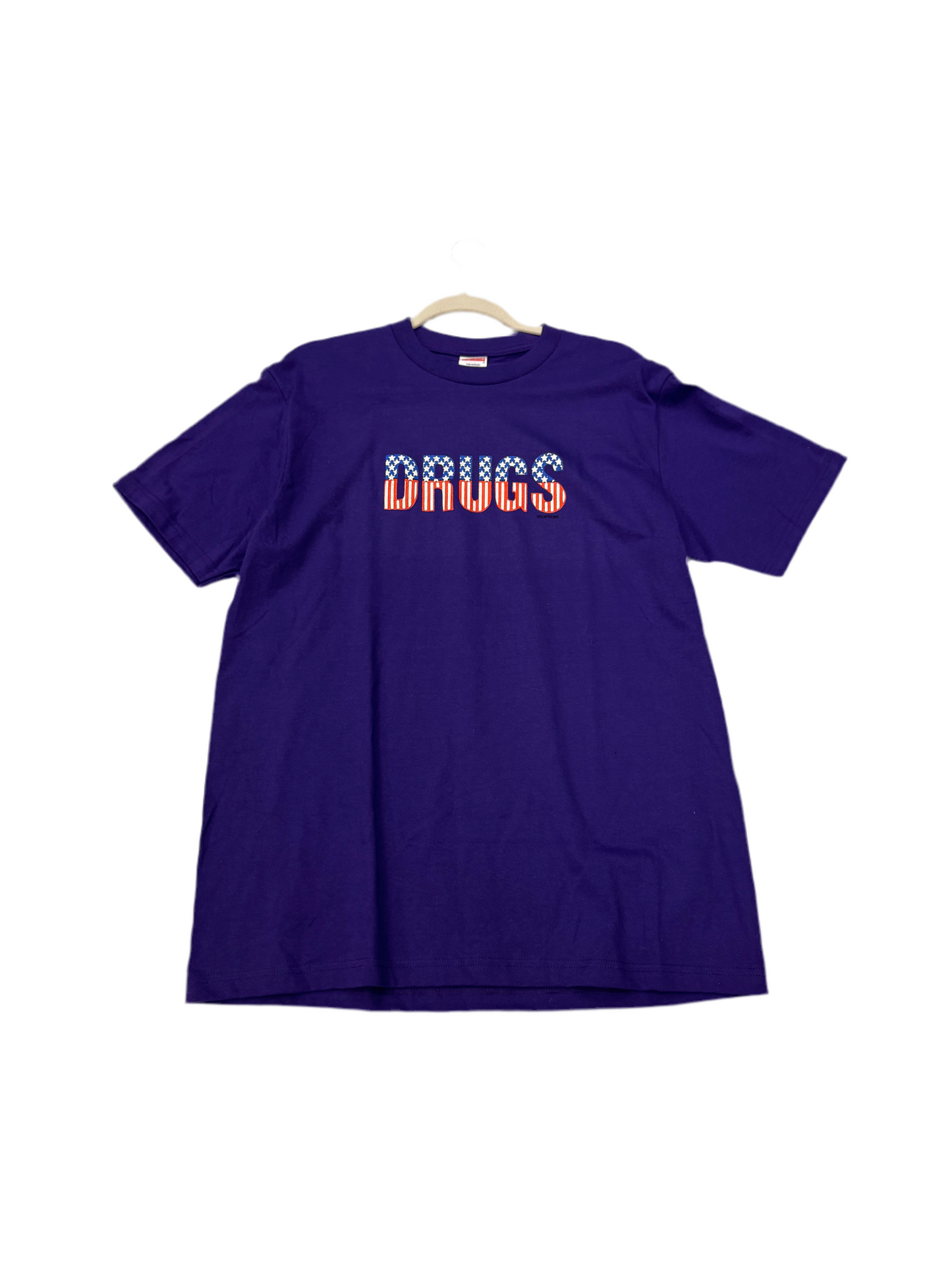 Supreme Drugs Tee Purple