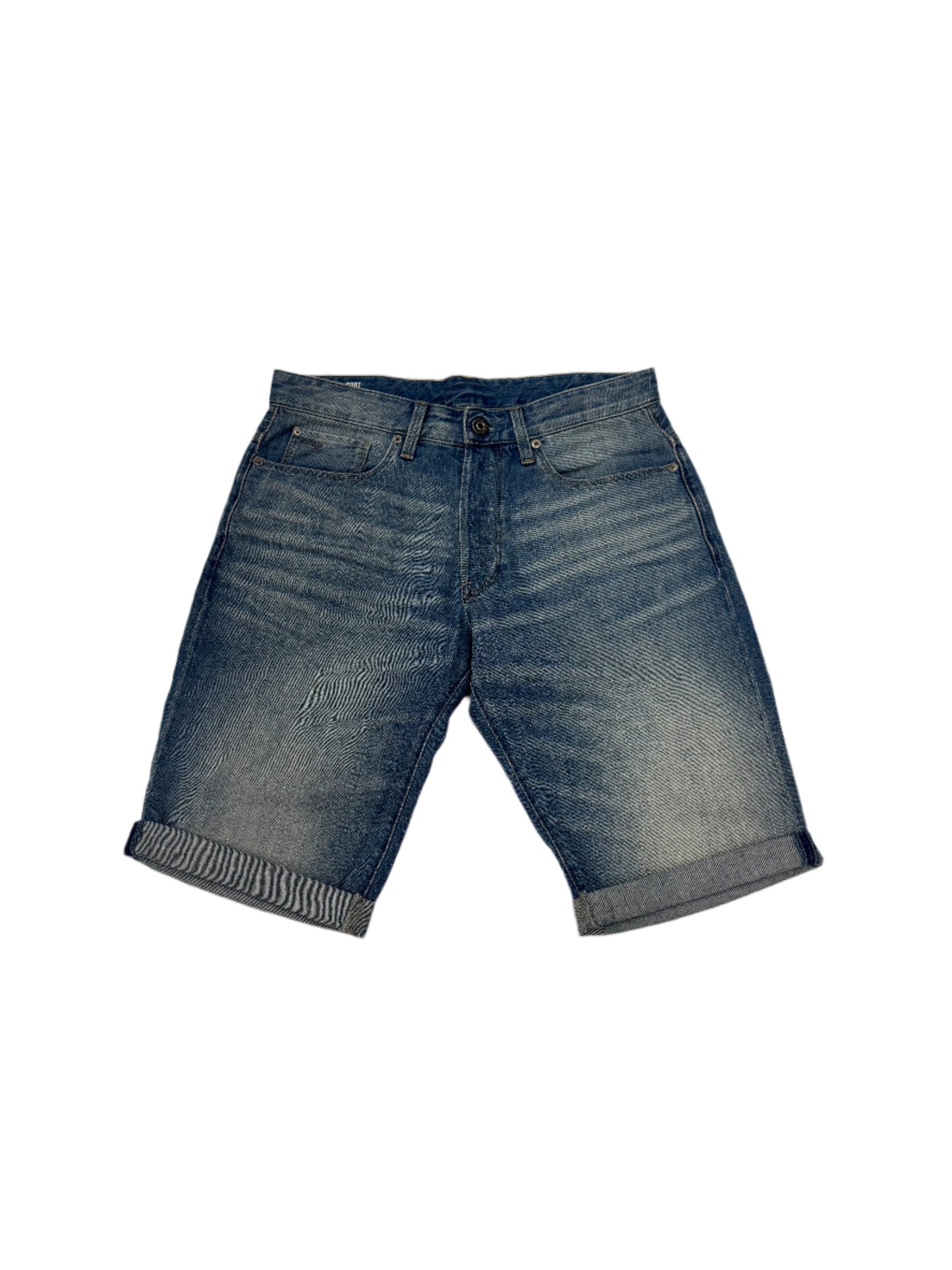 G Star Raw Jean Shorts Lt aged