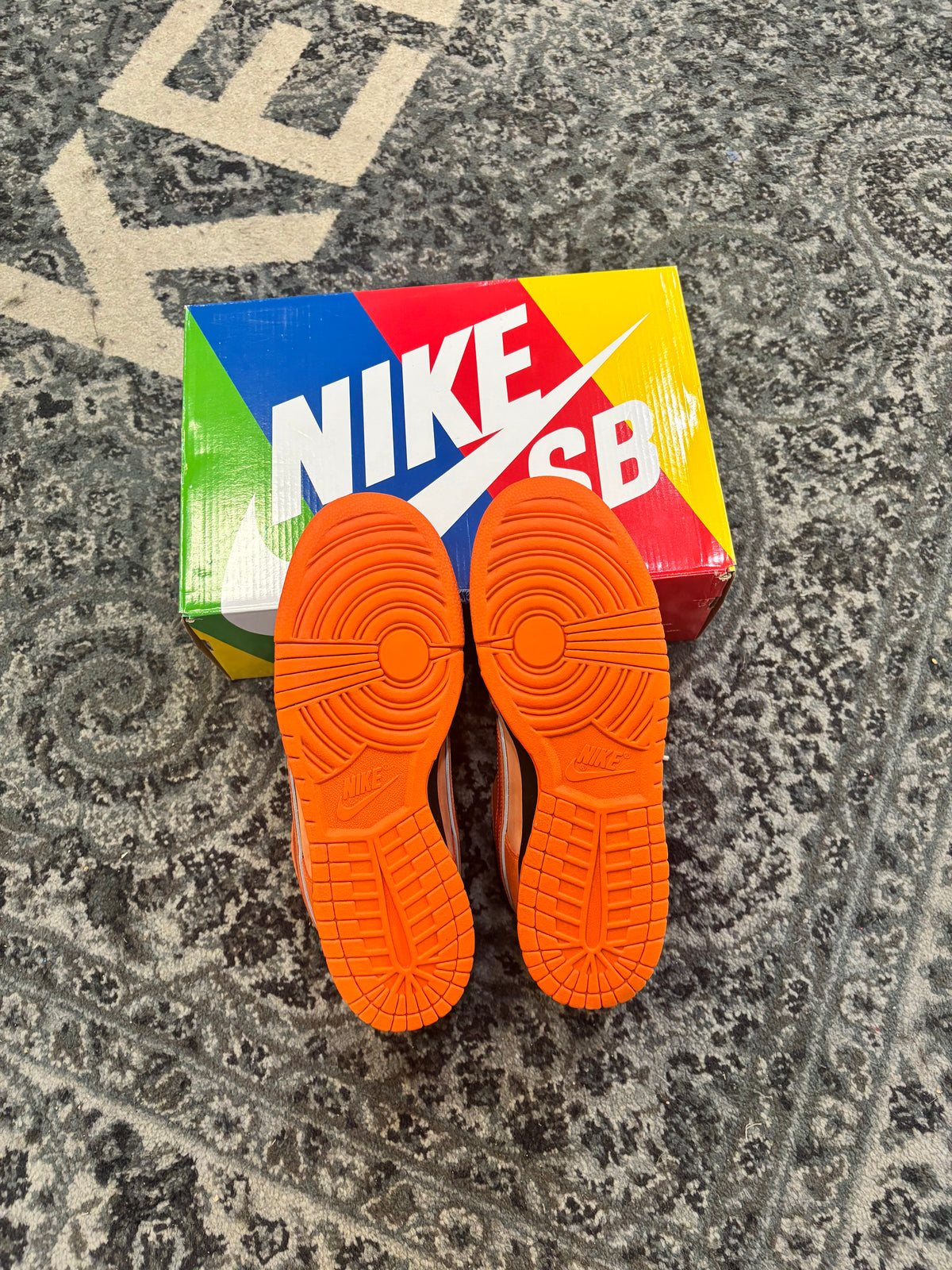 Pre-owned Orange Lobster Sb Dunk