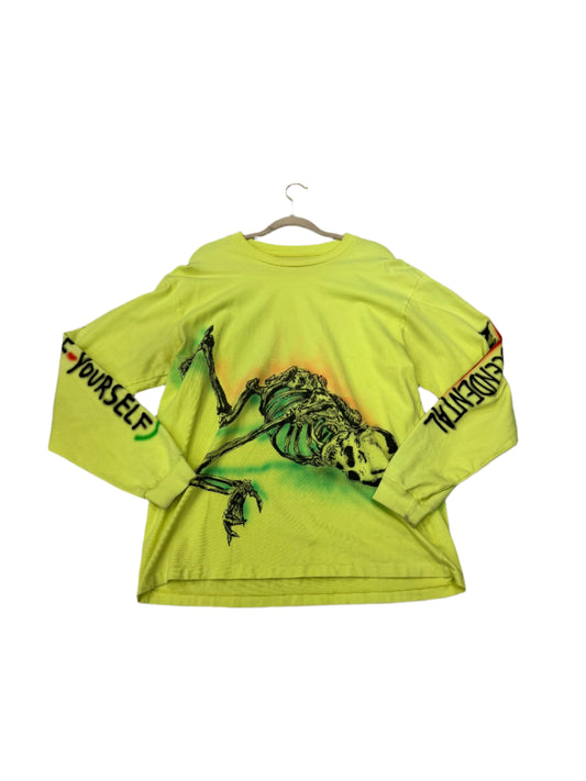 Yeezy Wes Lang Skeleton tee (used)