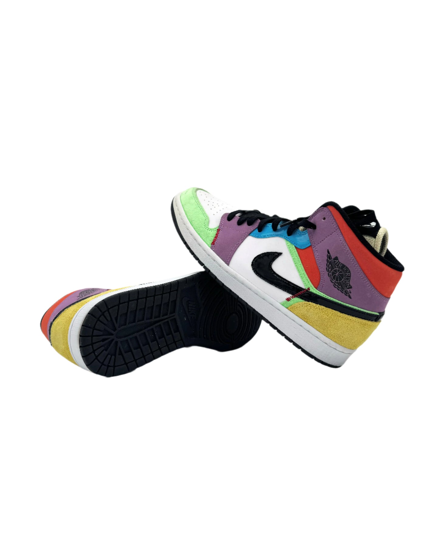 Pre-owned Jordan 1 Mid SE Multi-Color