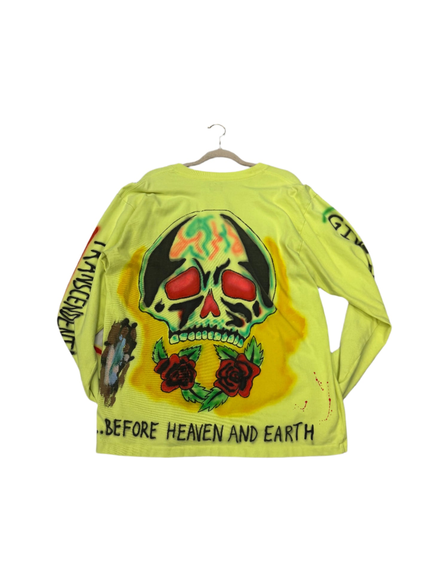 Yeezy Wes Lang Skeleton tee (used)
