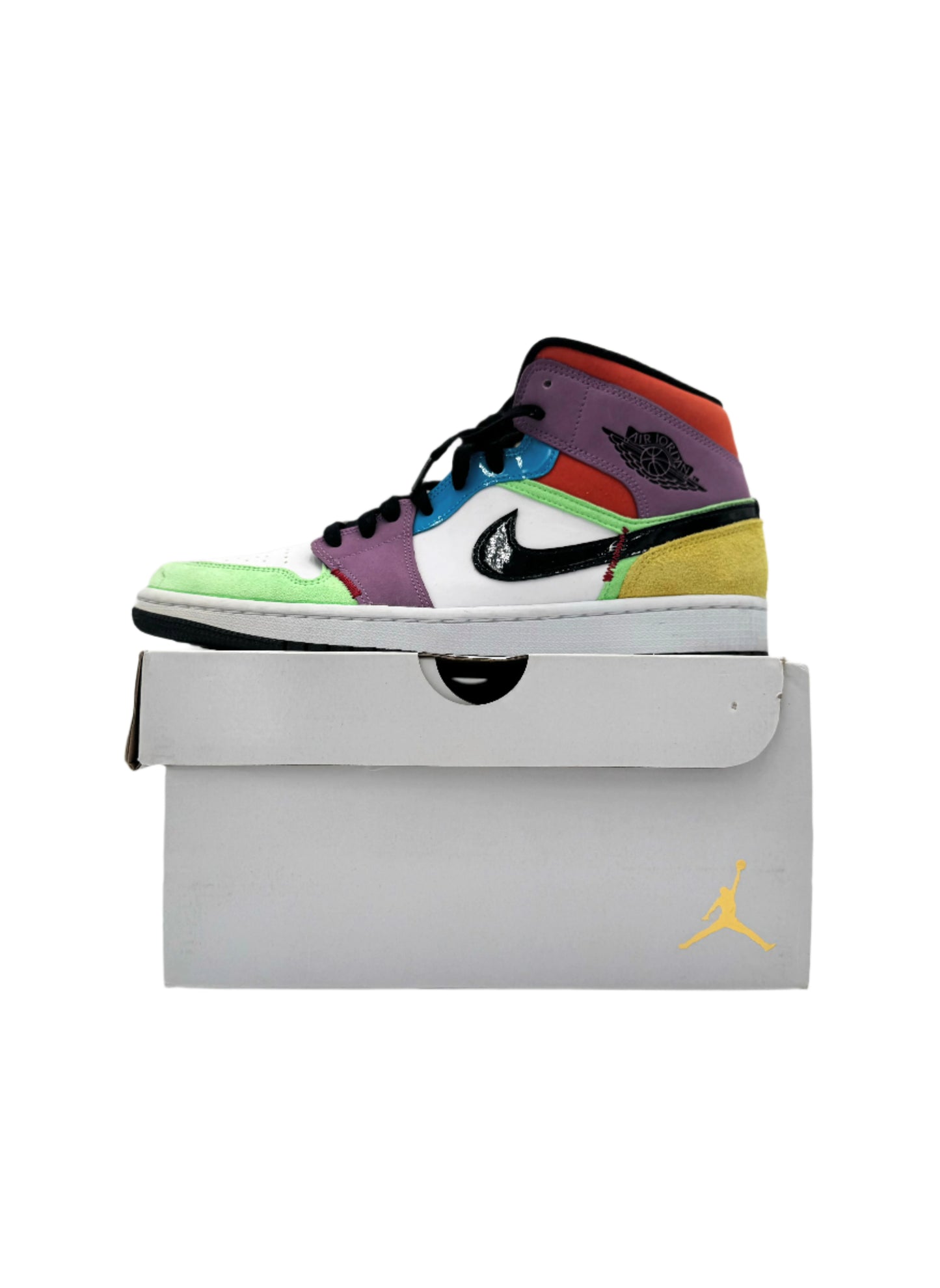 Pre-owned Jordan 1 Mid SE Multi-Color