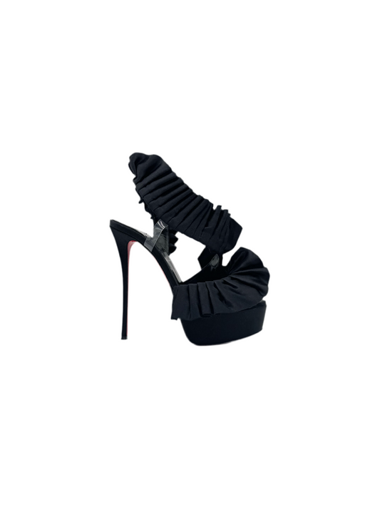 Brand New Christian Louboutin Maria Frou Alta Satin Pumps