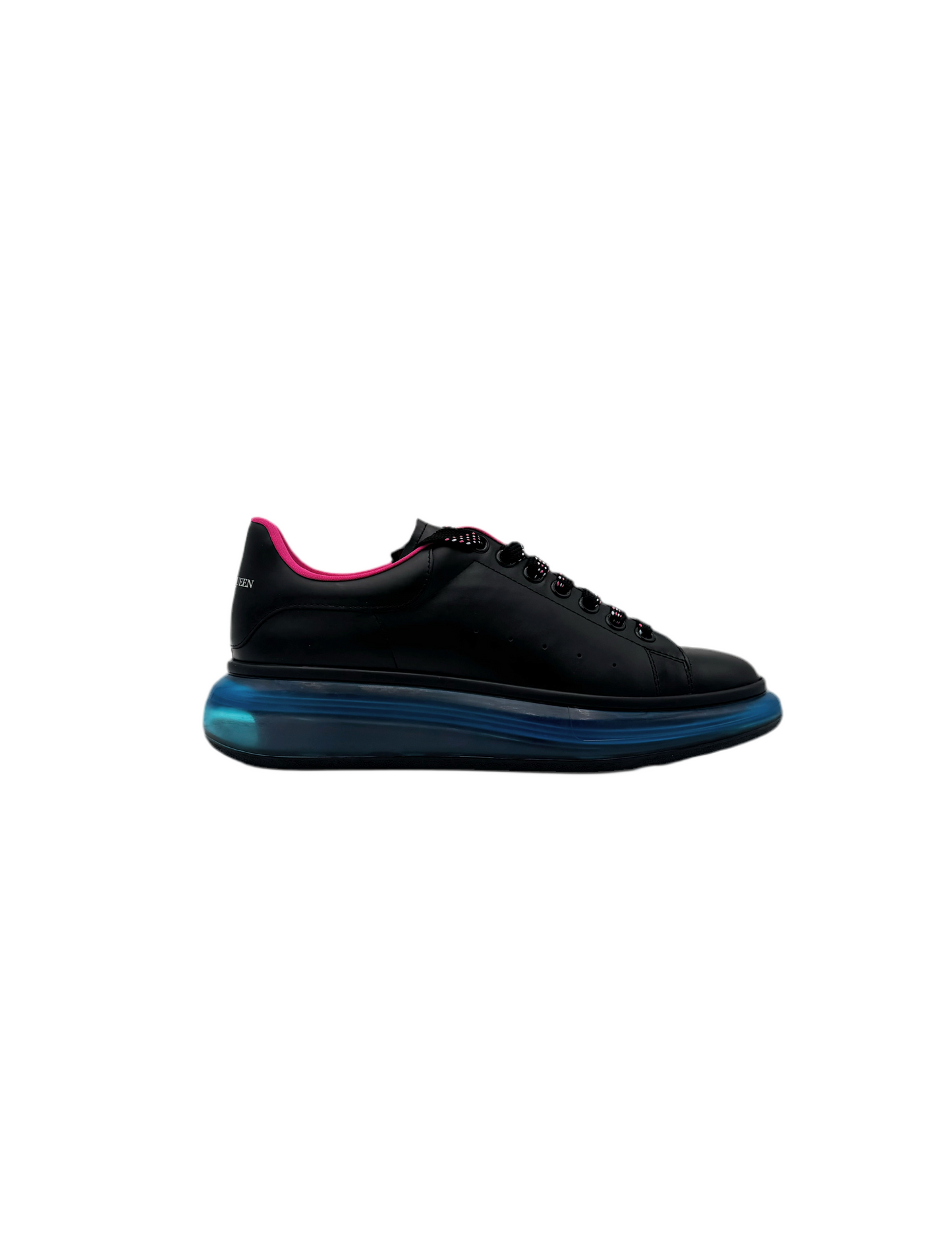 Brand New Alexander McQueen Oversneaker Black Blue Pink