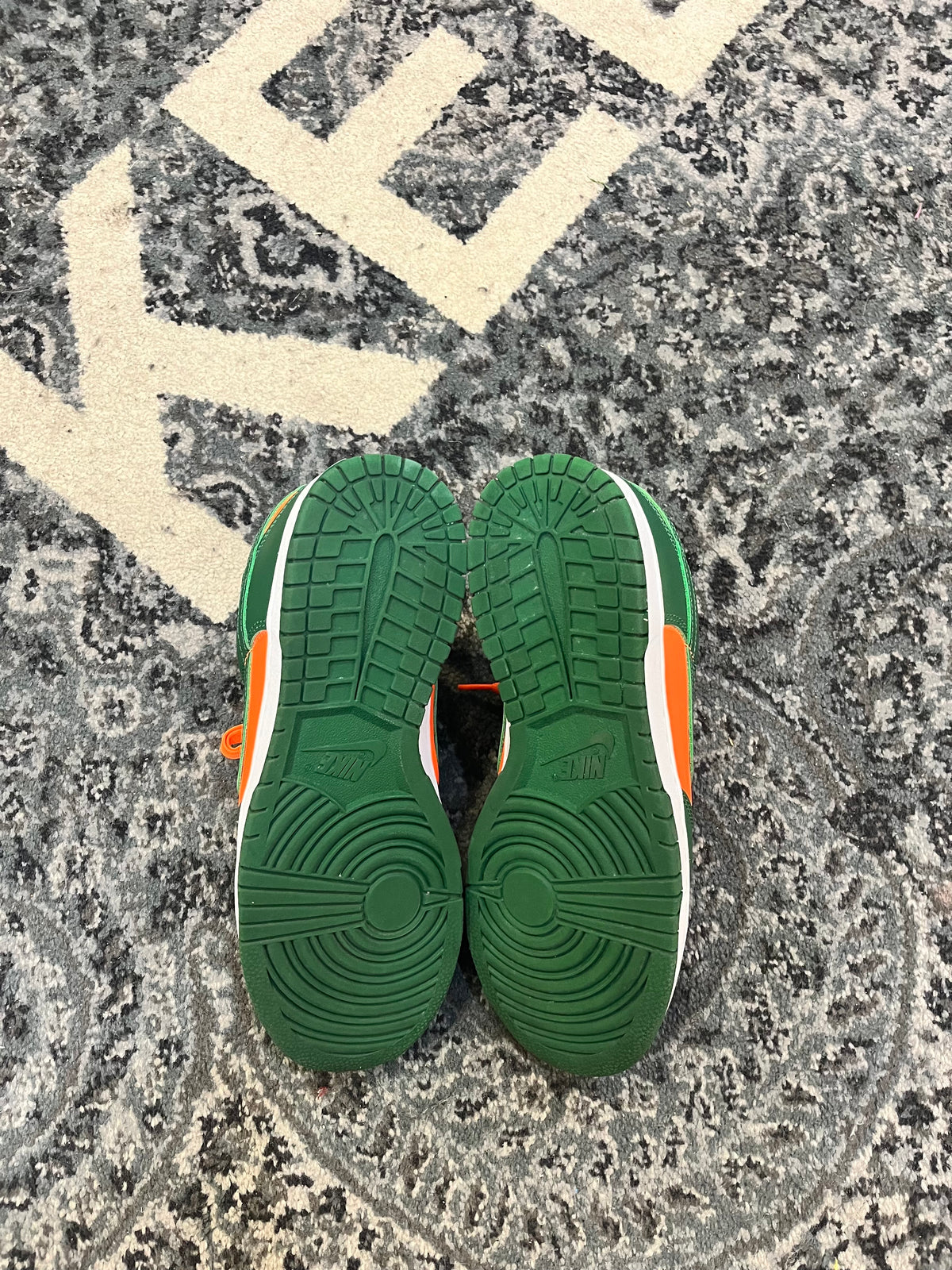 Pre-owned Miami Hurricane Dunk Low
