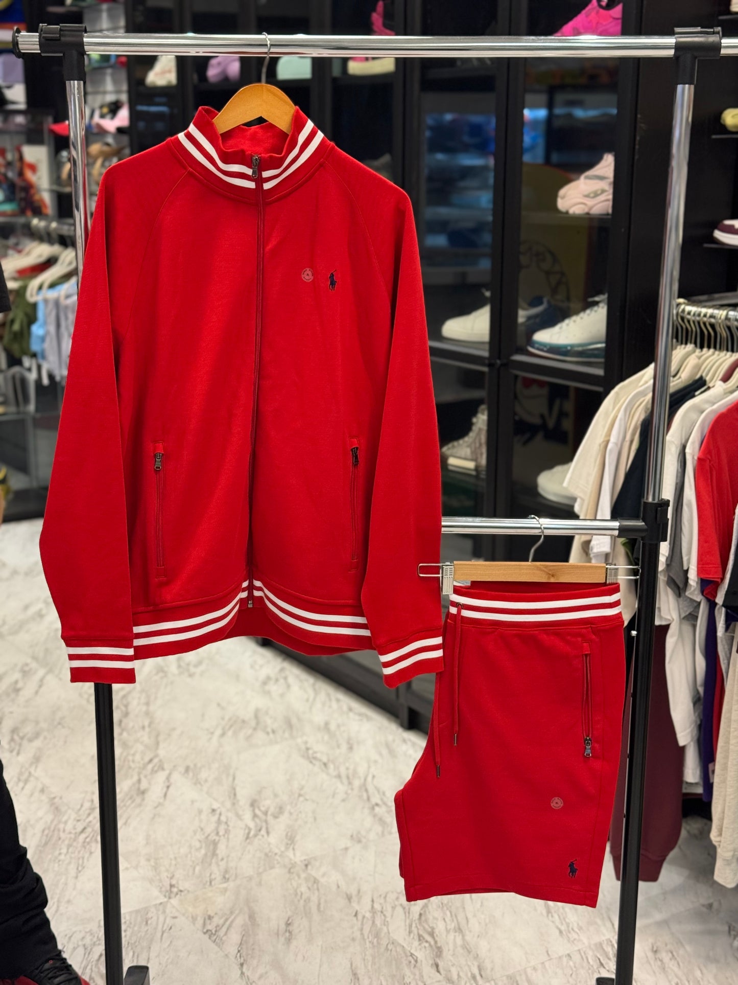 Polo Set Shorts and Jacket