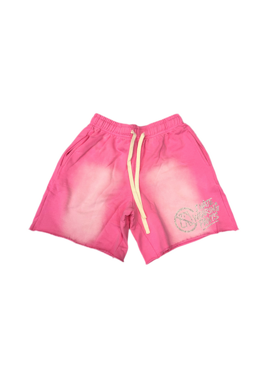 I Hate Wearing Pants Sweat Shorts Pink