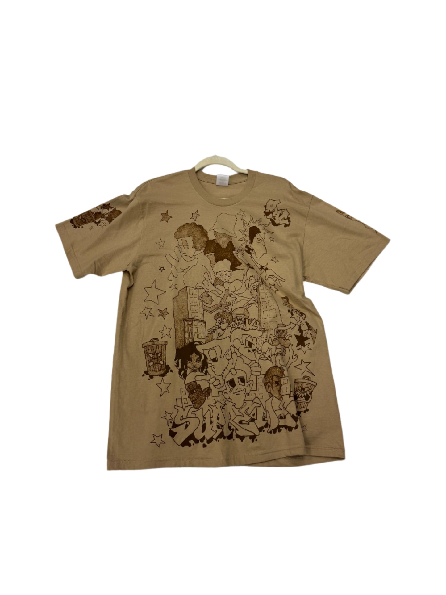 Supreme Downtown Tee Khaki