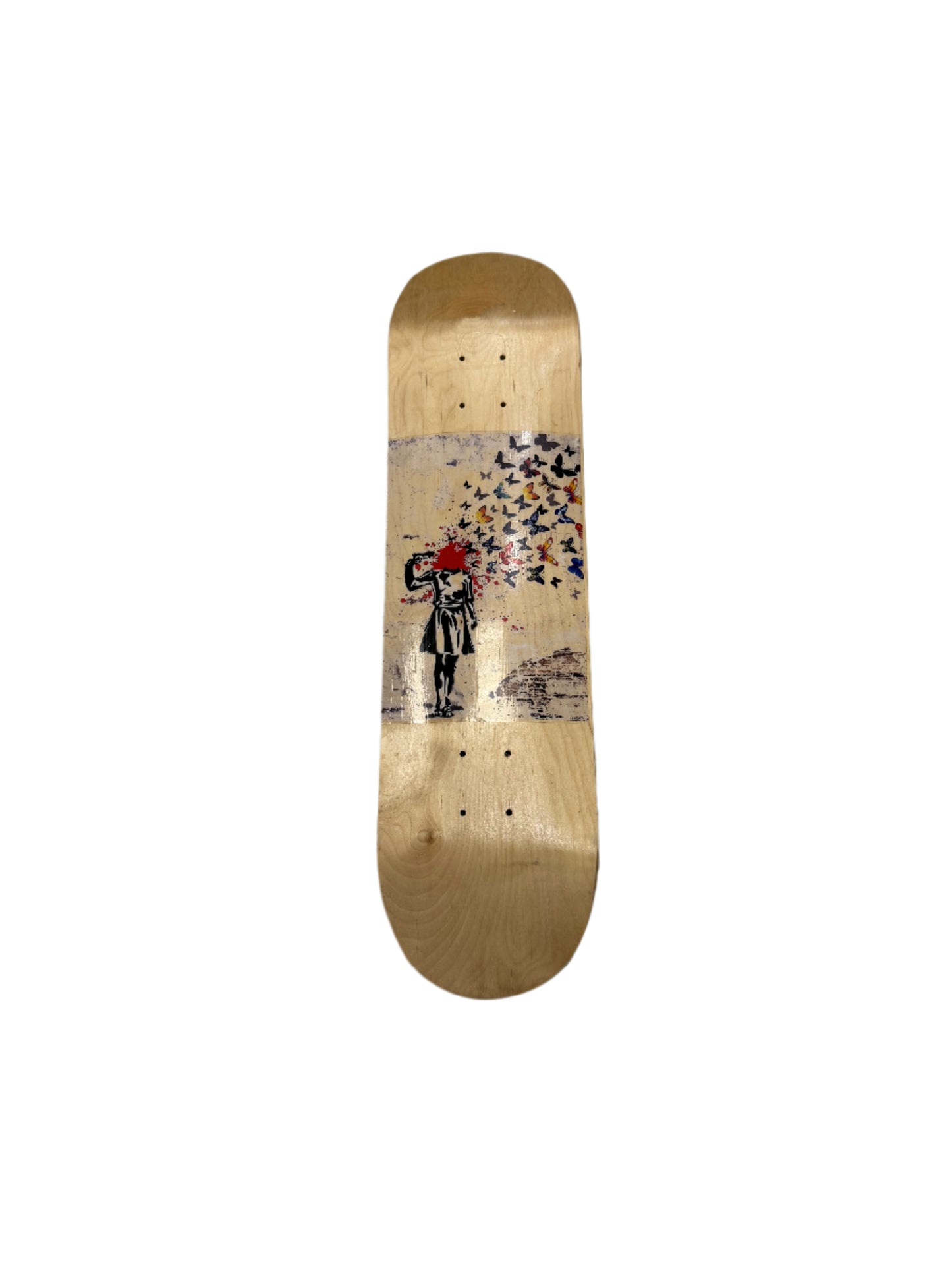 Banksy shot in the head with griptape