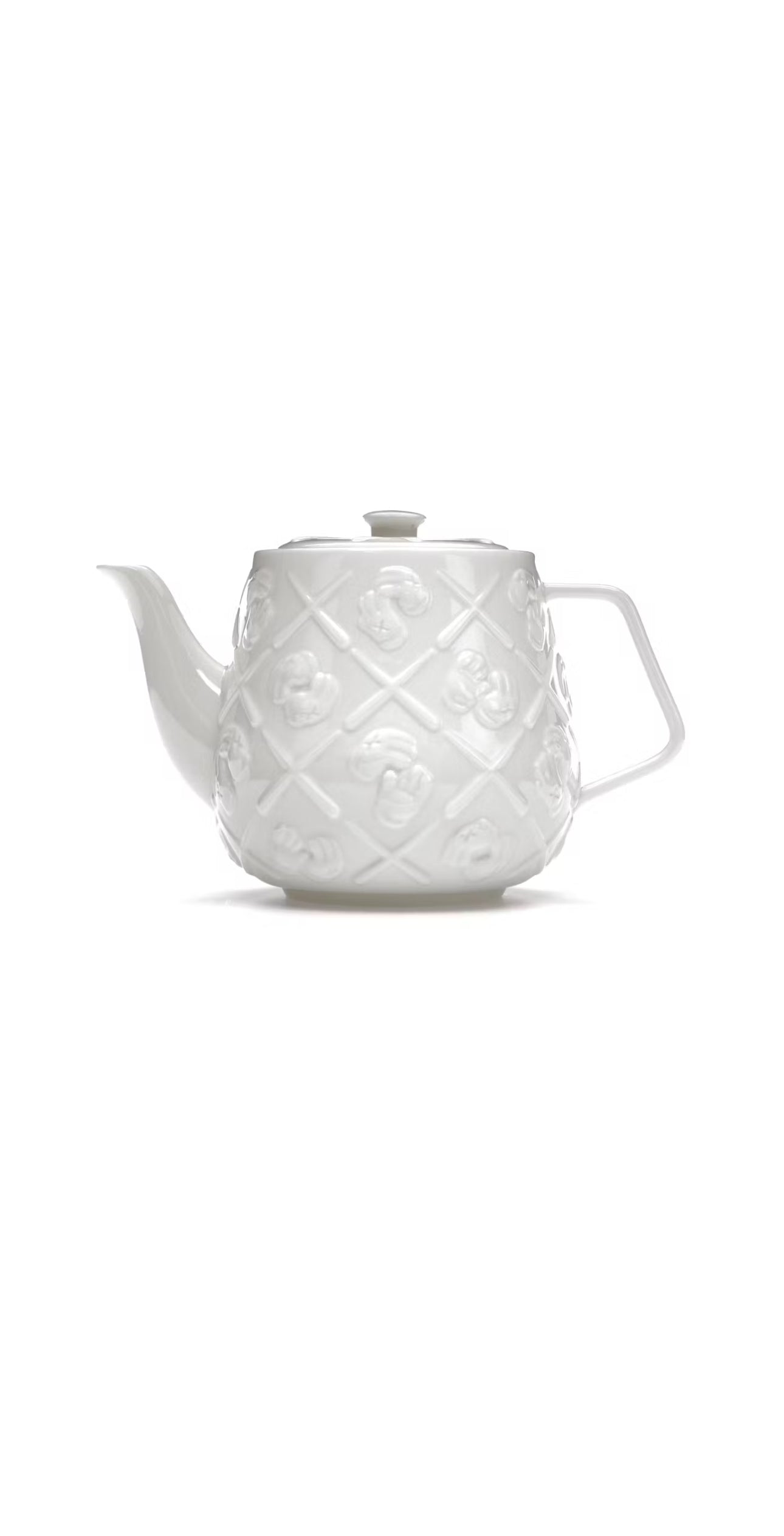 KAWS Ceramic Teapot White
