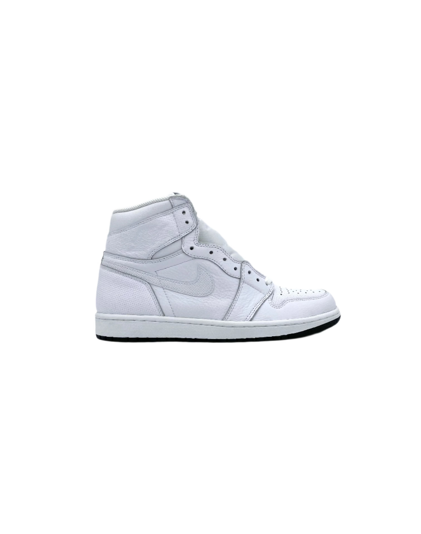 Brand New Retro 1 White Perforated