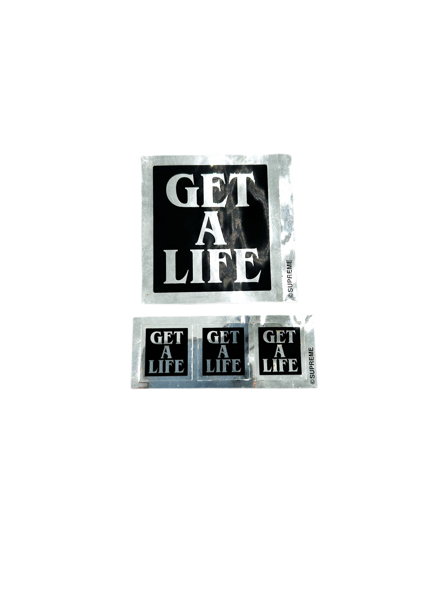 Supreme Get A Life Sticker Set