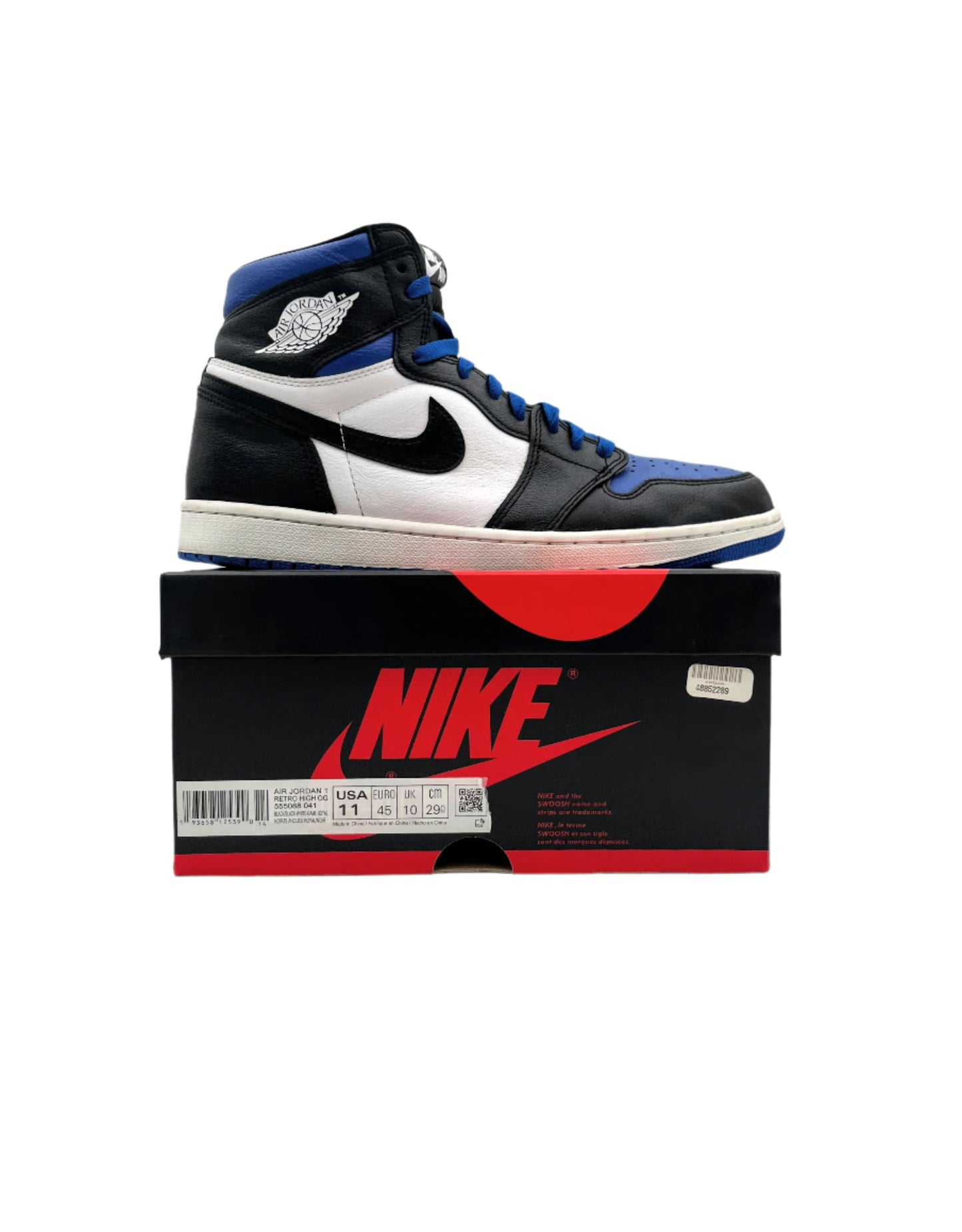 Pre-owned Retro 1 Royal Toe