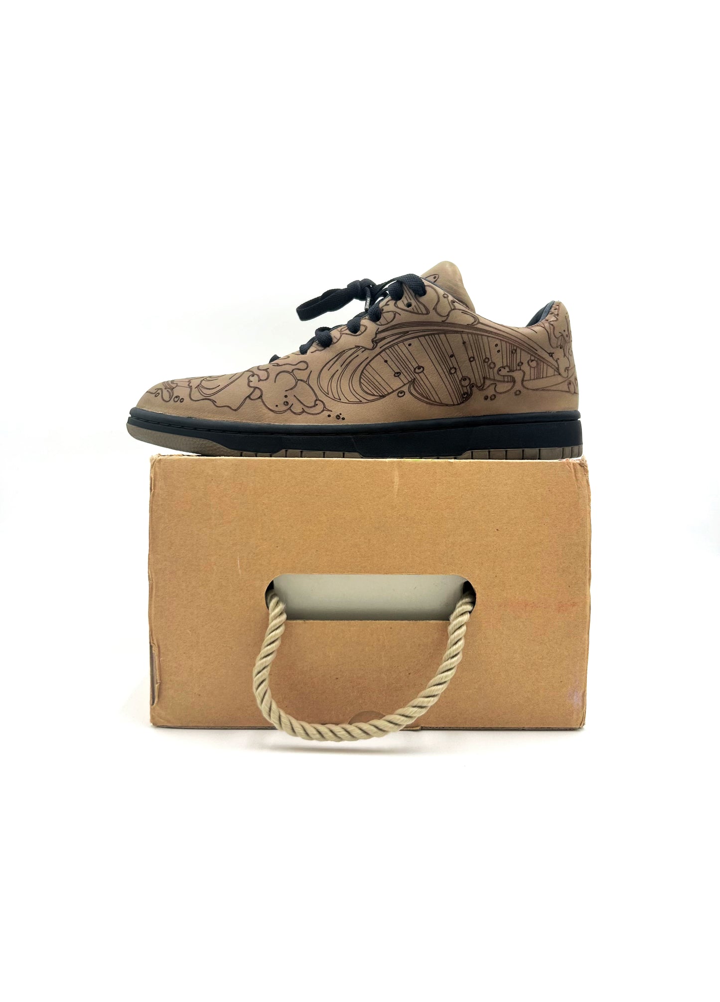 Pre-owned Nike Dunk Low Chris Lundy Laser Olive