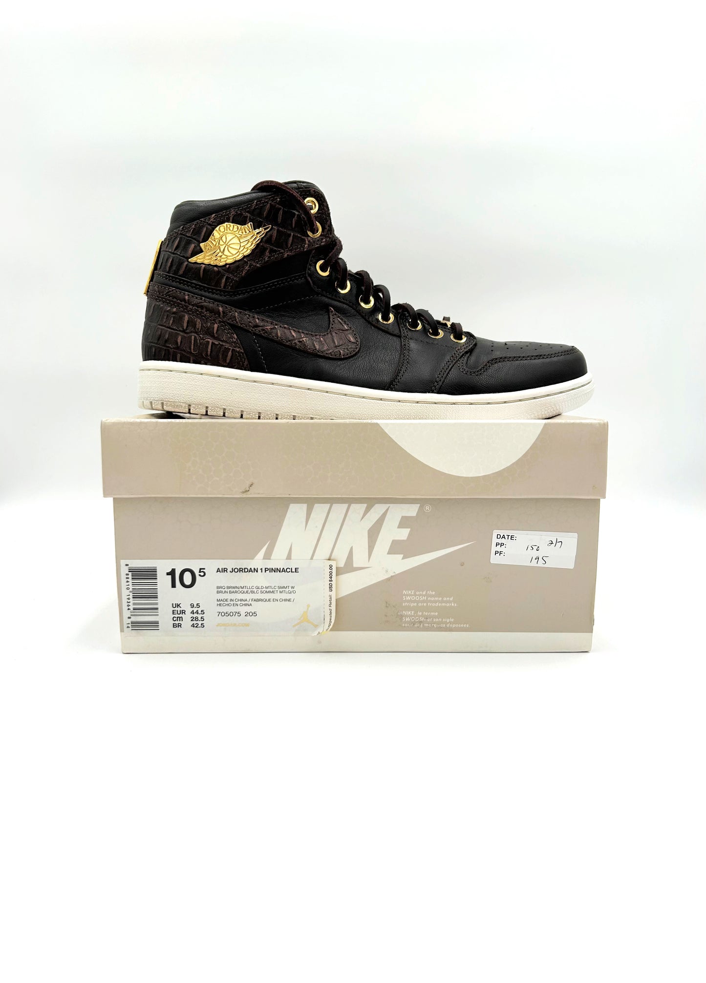 Pre-owned Retro 1 Pinnacle Baroque Brown