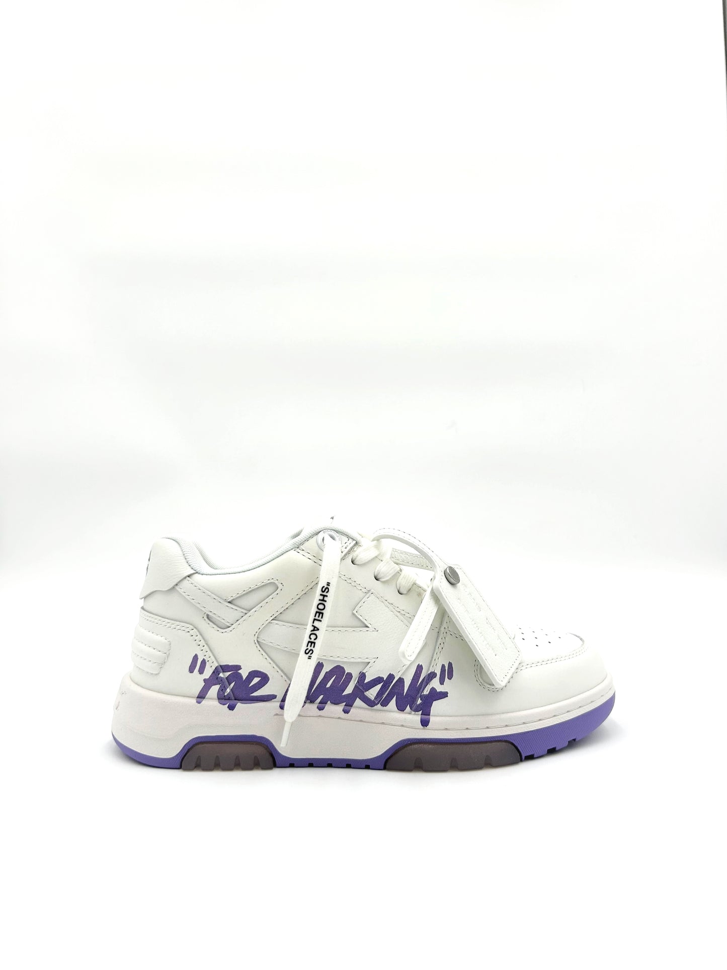 Brand New Off-White Out of Office For Walking Sneaker lilac