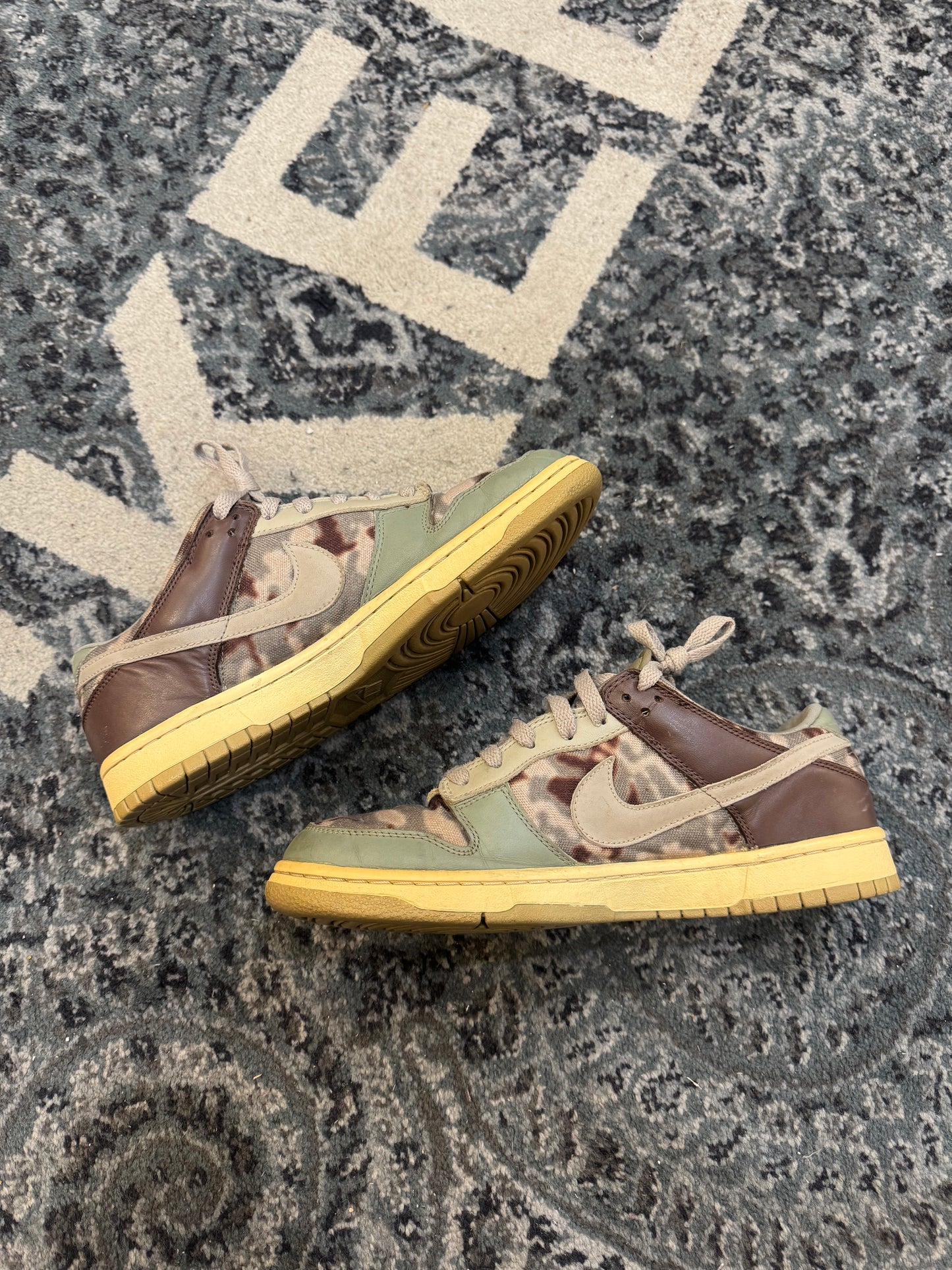 Pre-owned Nike Dunk Low Premium Olive Chino 2003