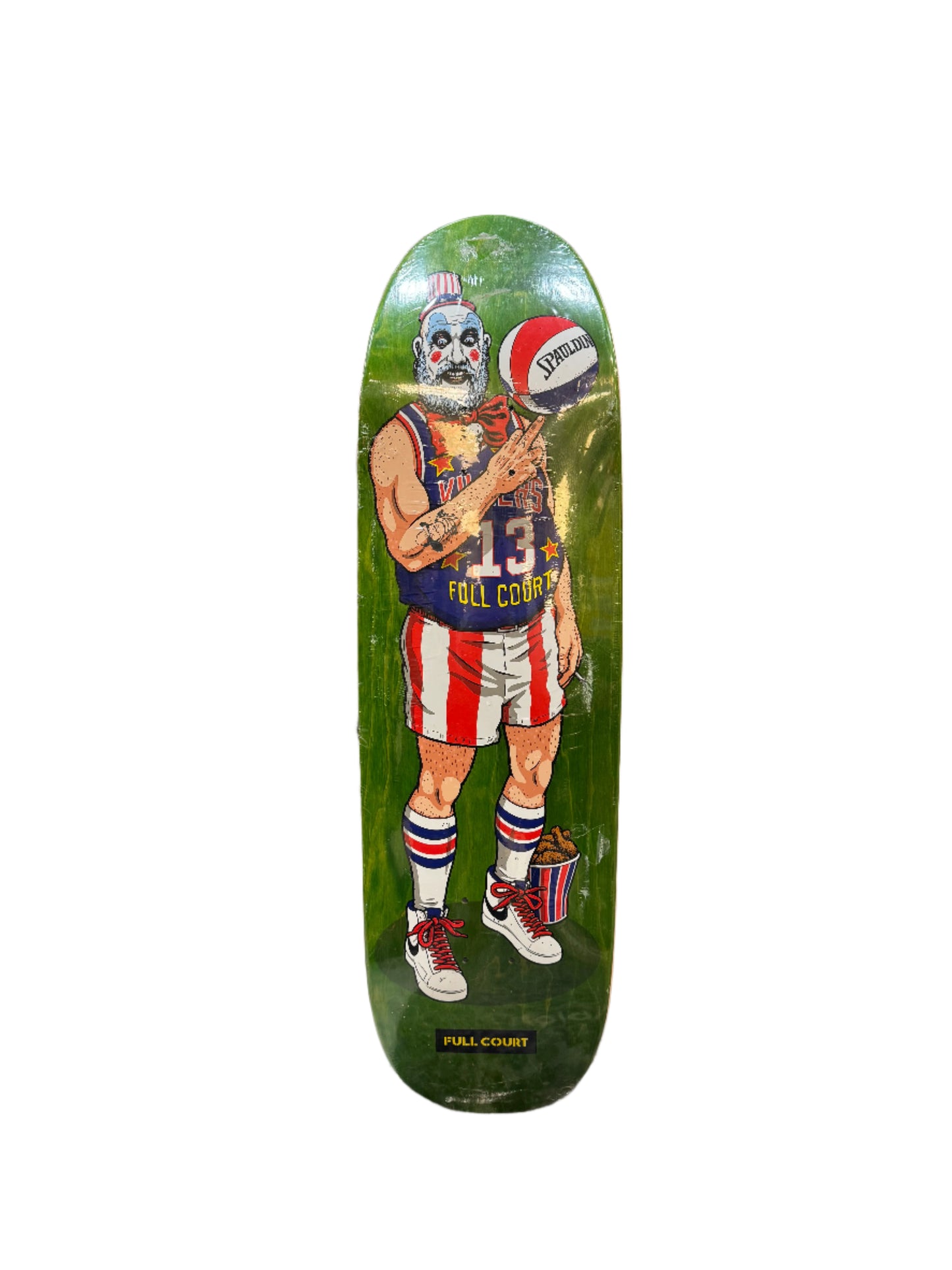 Fullcourt X Strangelove Basketball Clown Skatedeck Autographed