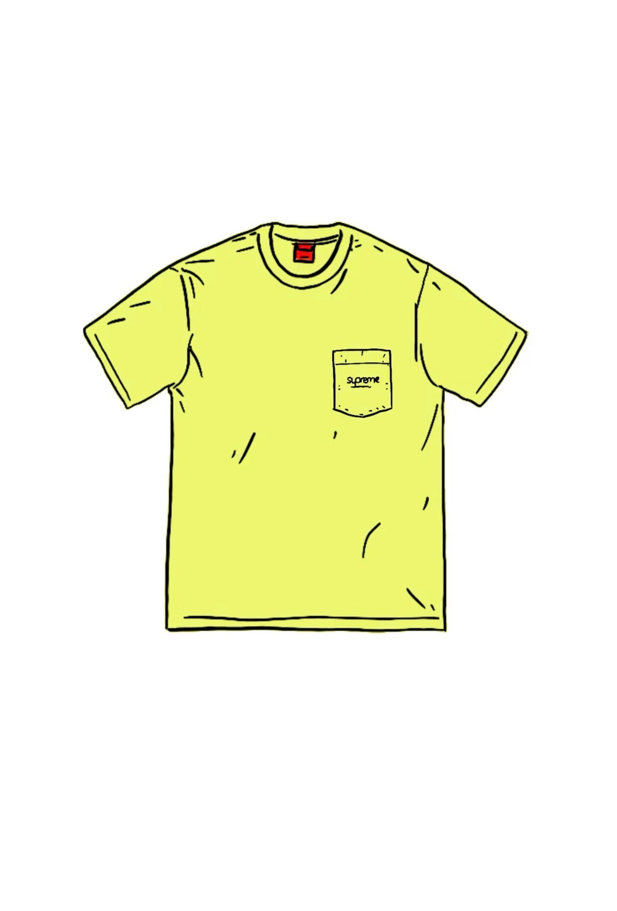 Supreme Overdyed pocket tee