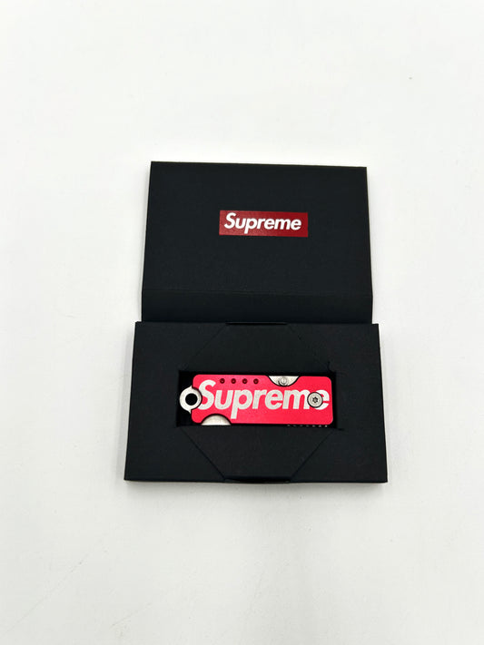 Supreme Quiet Carry Knife Red