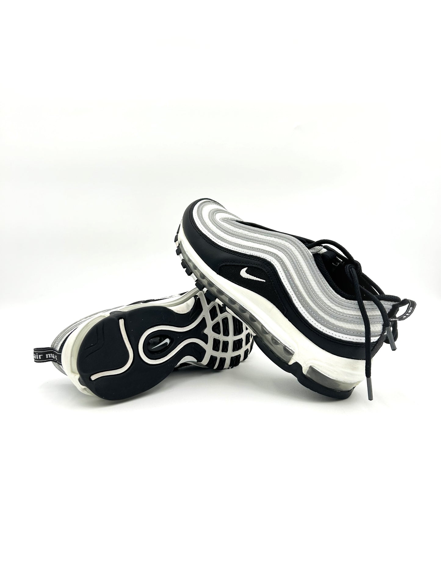 Pre-owned Nike Air Max 97 Black Metallic Silver