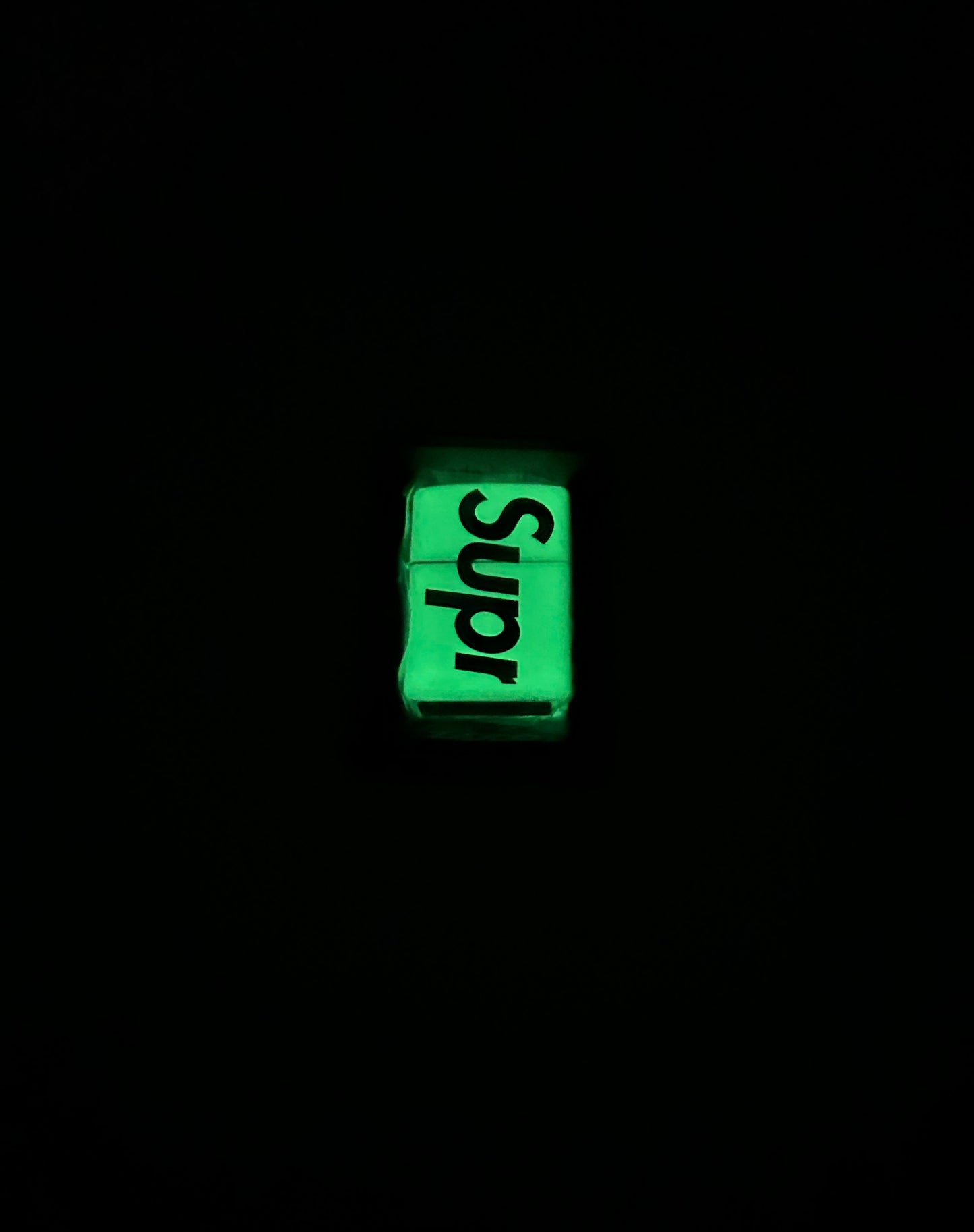 Supreme Glow In The Dark Zippo