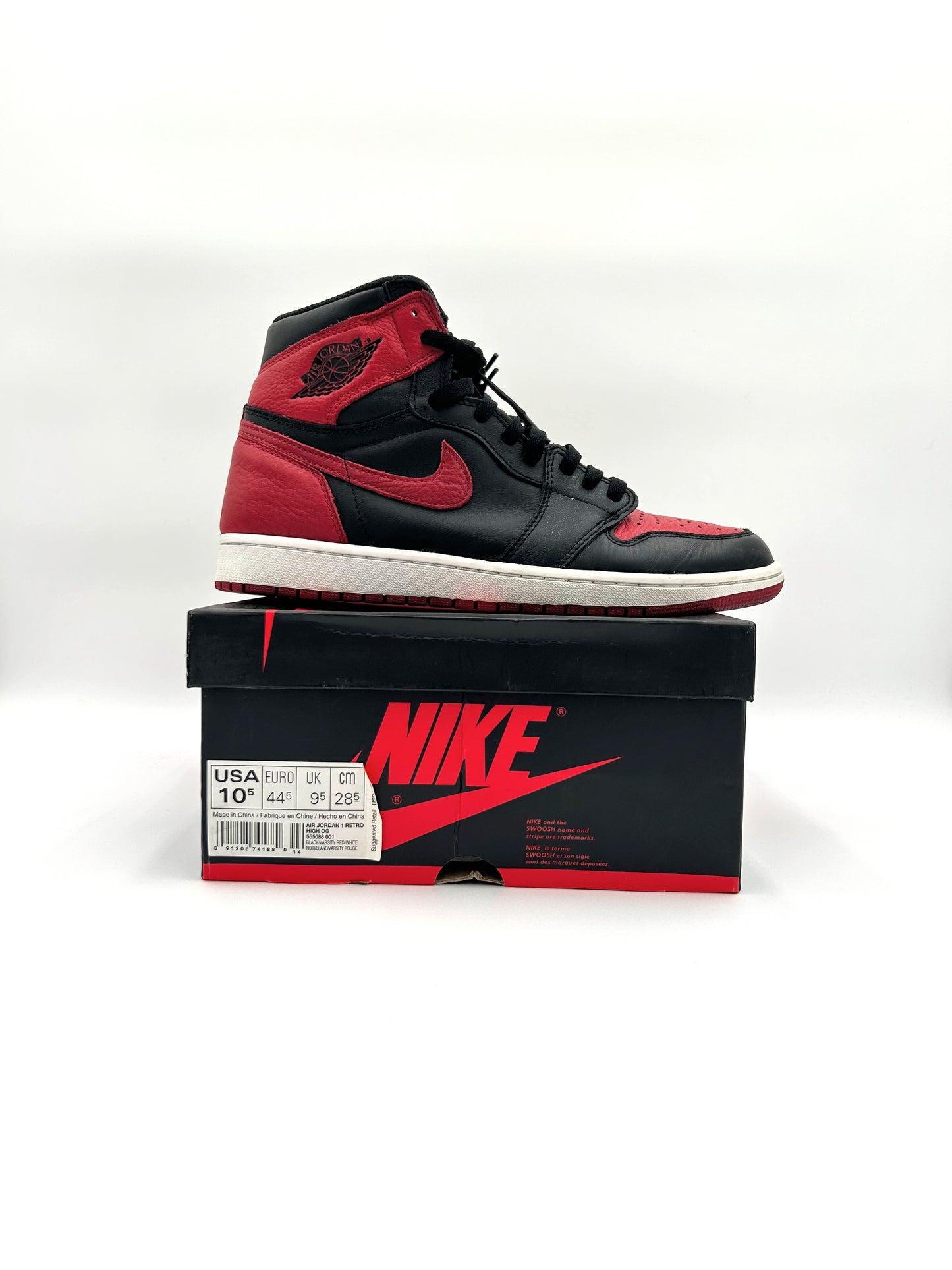 Pre-owned Retro 1 Bred Banned (2016)