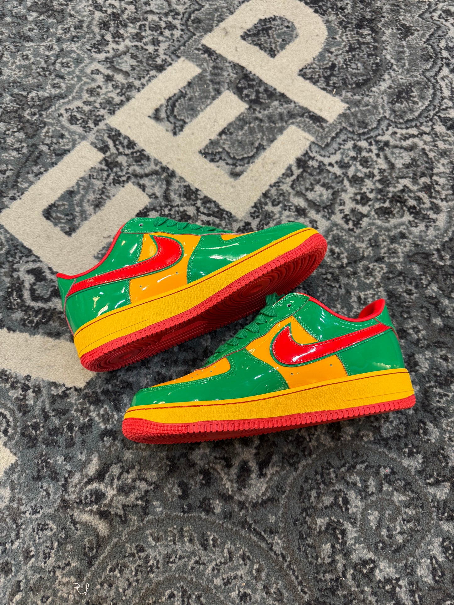 Pre-owned Nike Air Force 1 Concrete Boys