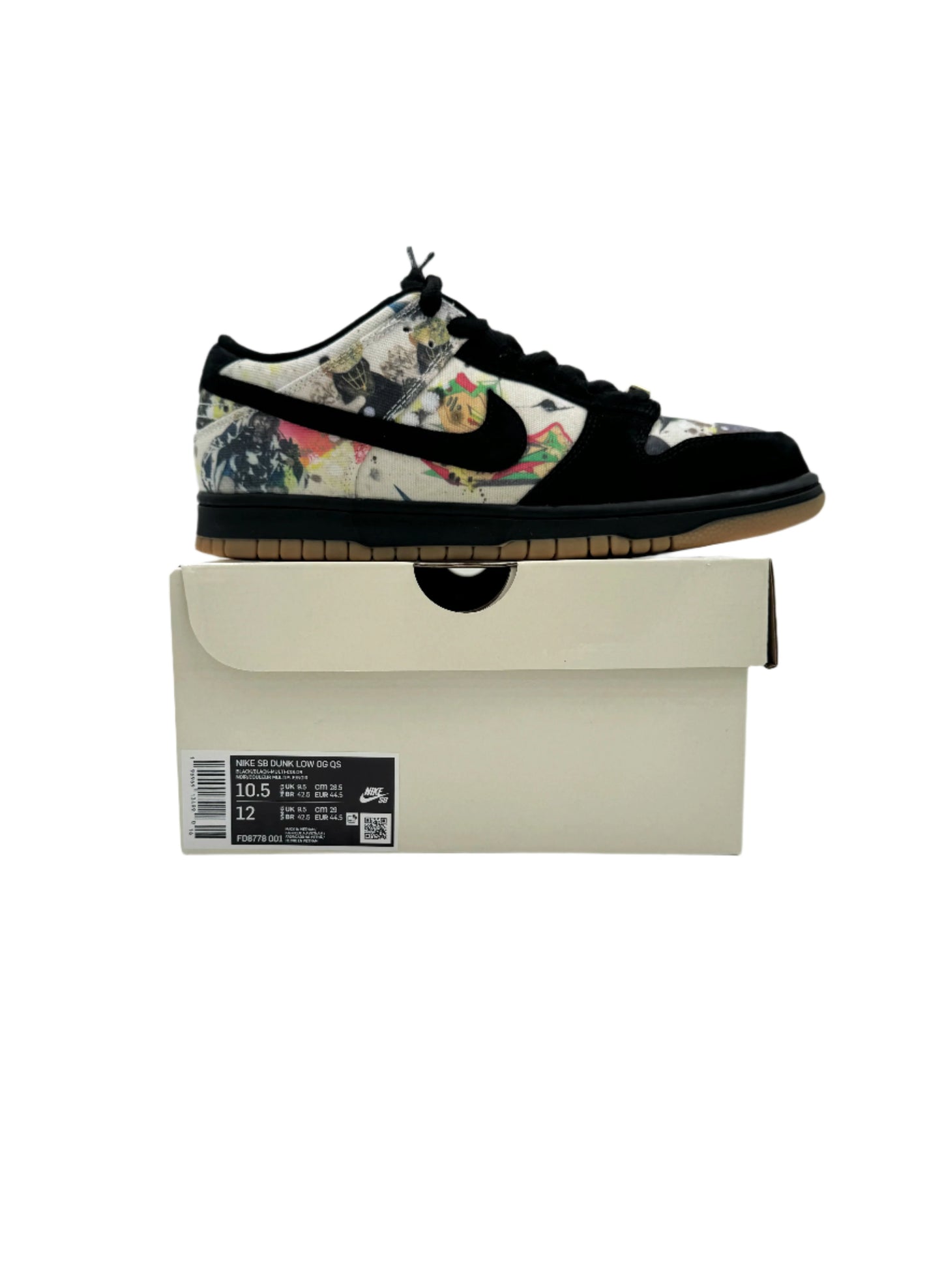 VNDS Nike SB Dunk Low Supreme Rammellzee