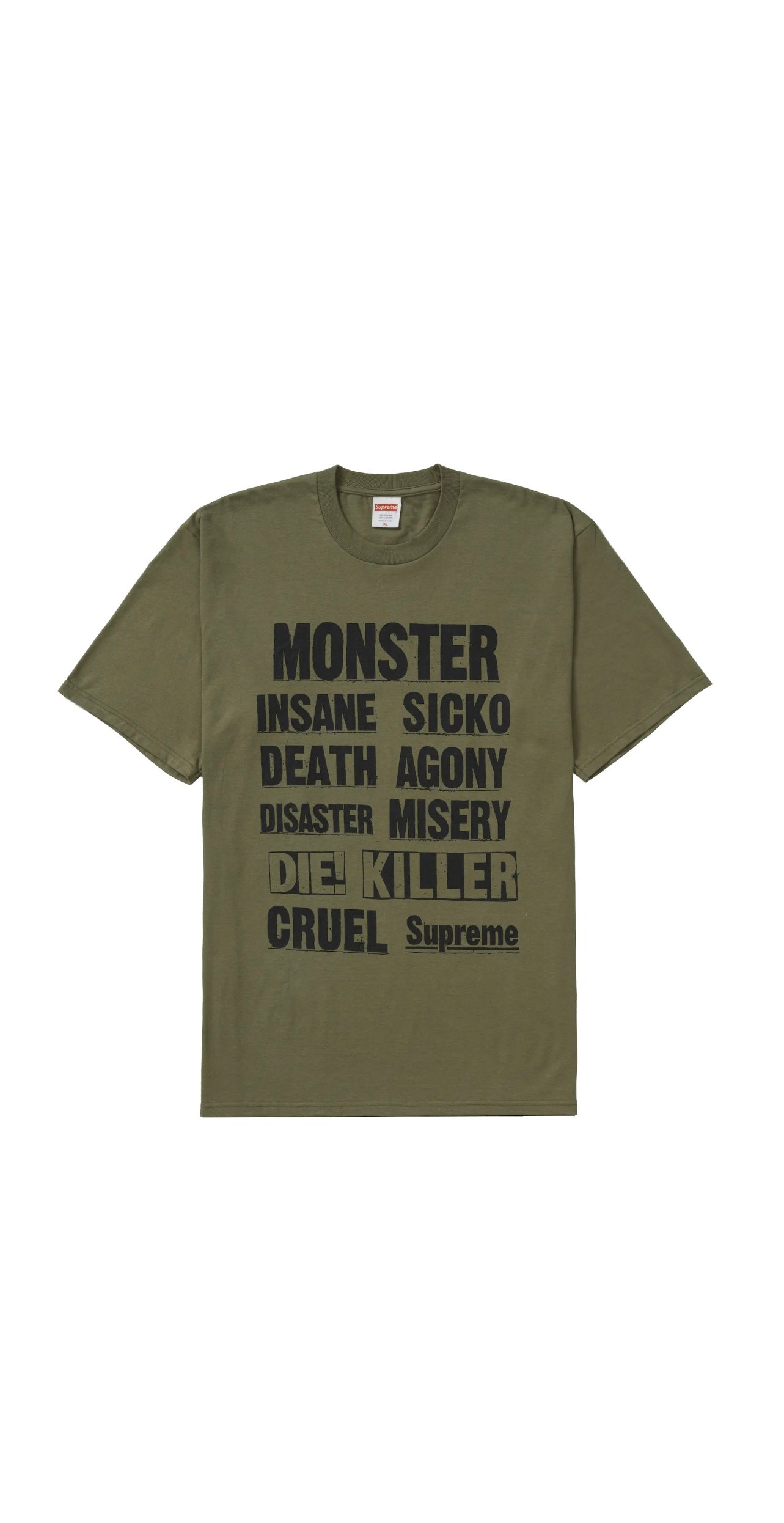 Supreme Monster Tee Light Olive