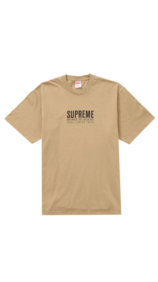 Supreme Paris Tee Khaki