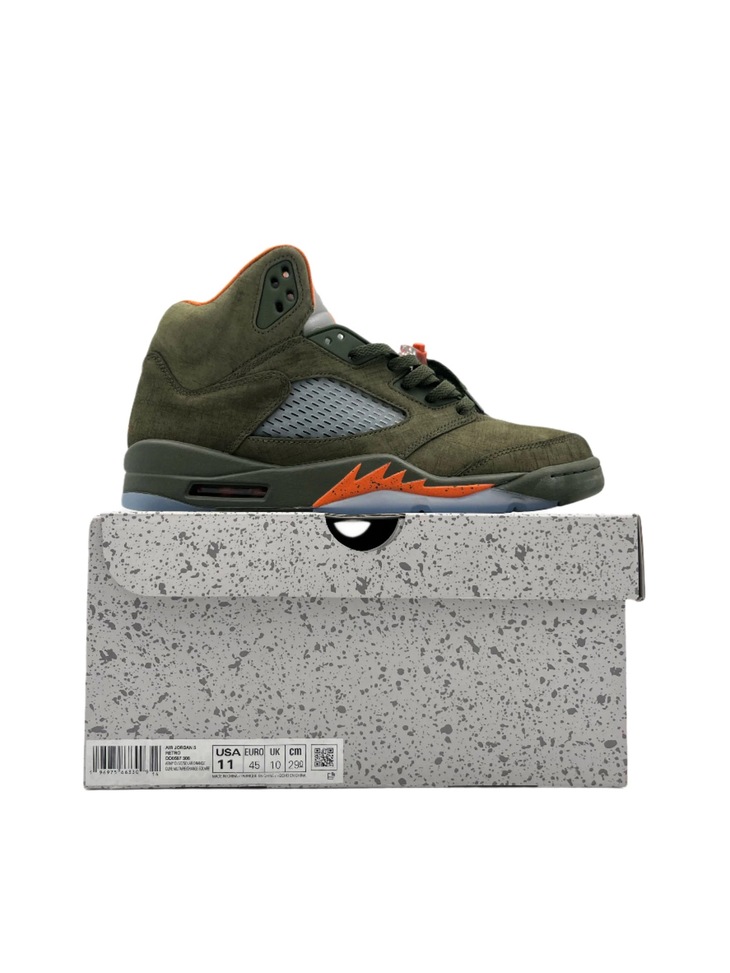 Pre-owned Retro 5 Olive