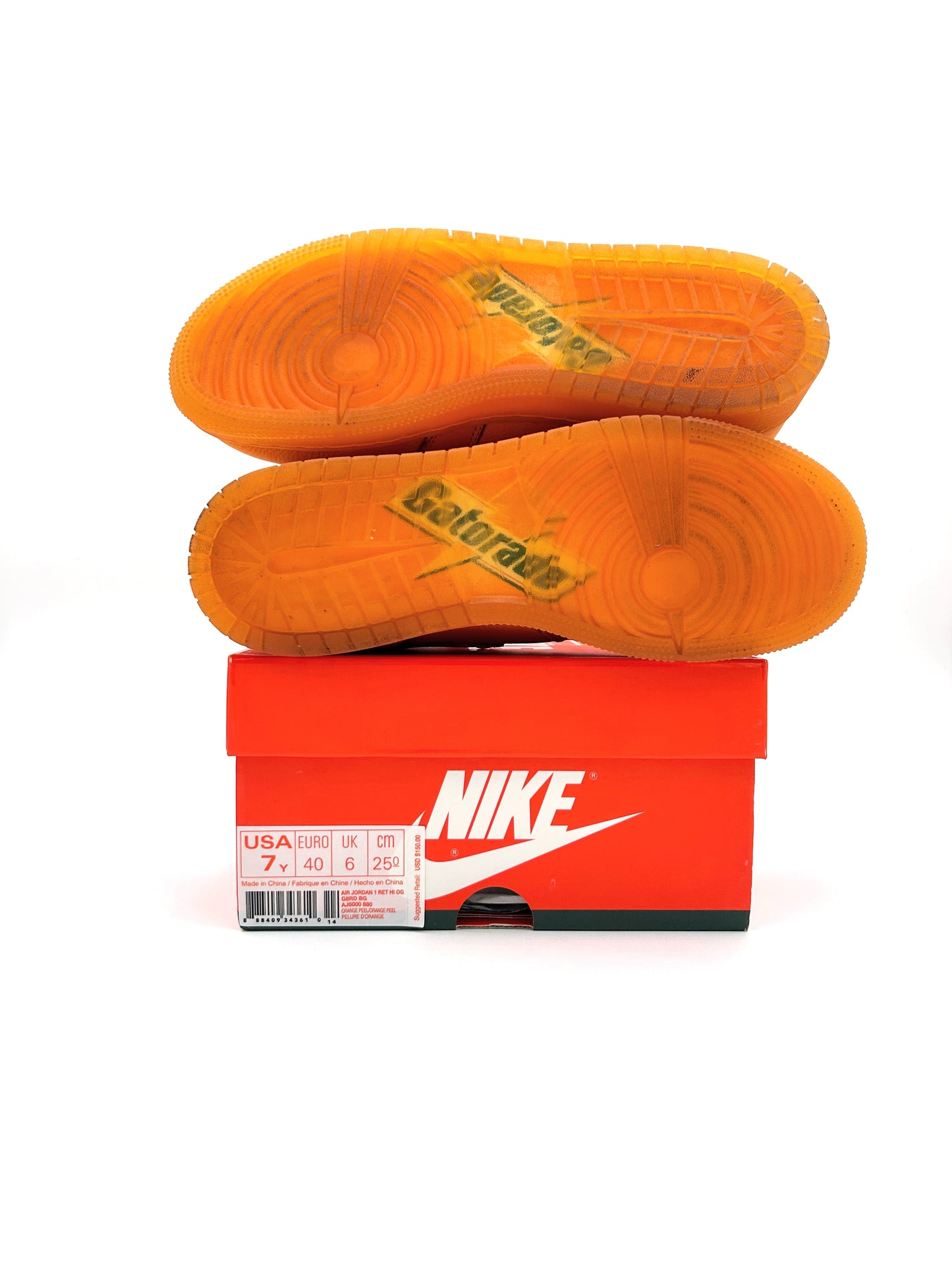 Pre-owned Retro 1 Gatorade Orange Peel (GS)