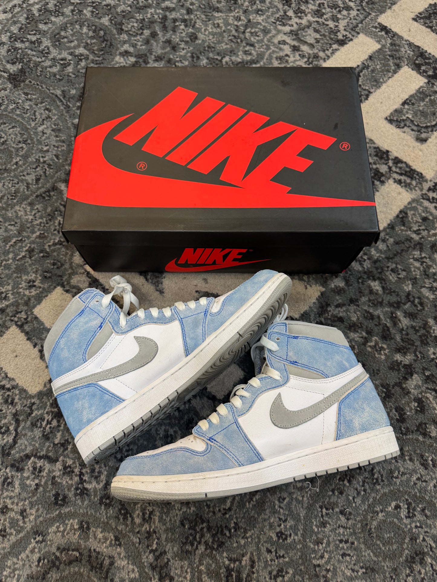 Pre-owned Retro 1 Hyper Royal