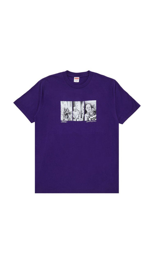 Supreme Mister Cartoon Pow Tee Purple