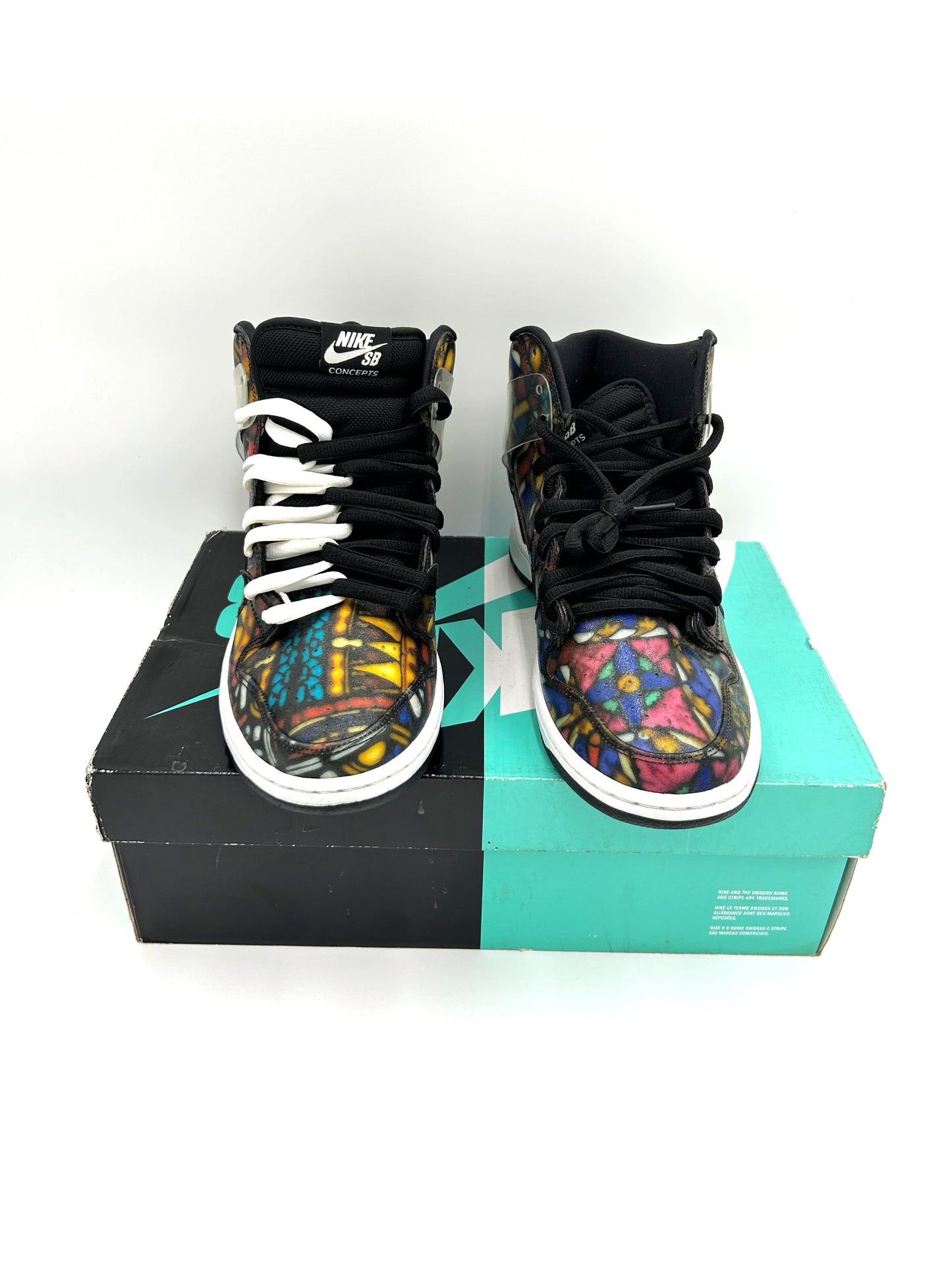 VNDS Nike Dunk High SB Concepts Stained Glass