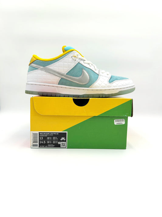 Pre-owned Nike SB Dunk Low Pro FTC Lagoon Pulse