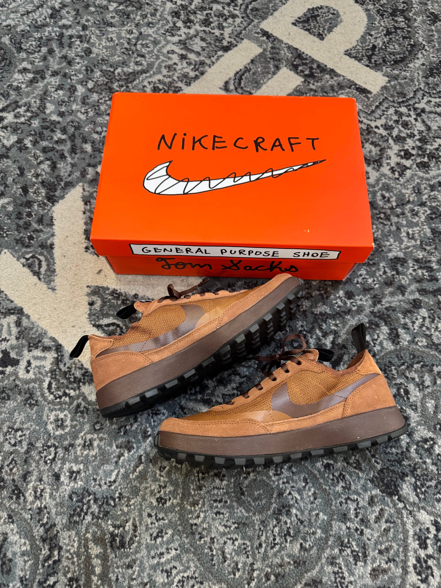 Pre-owned Nikecraft General Purpose Shoe Field Brown