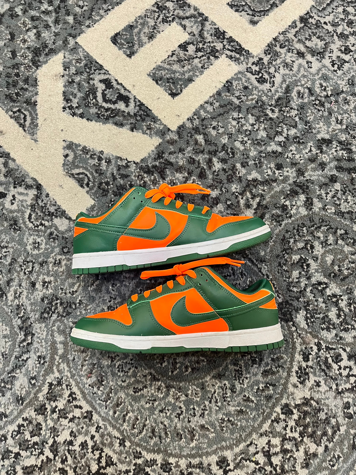 Pre-owned Miami Hurricane Dunk Low