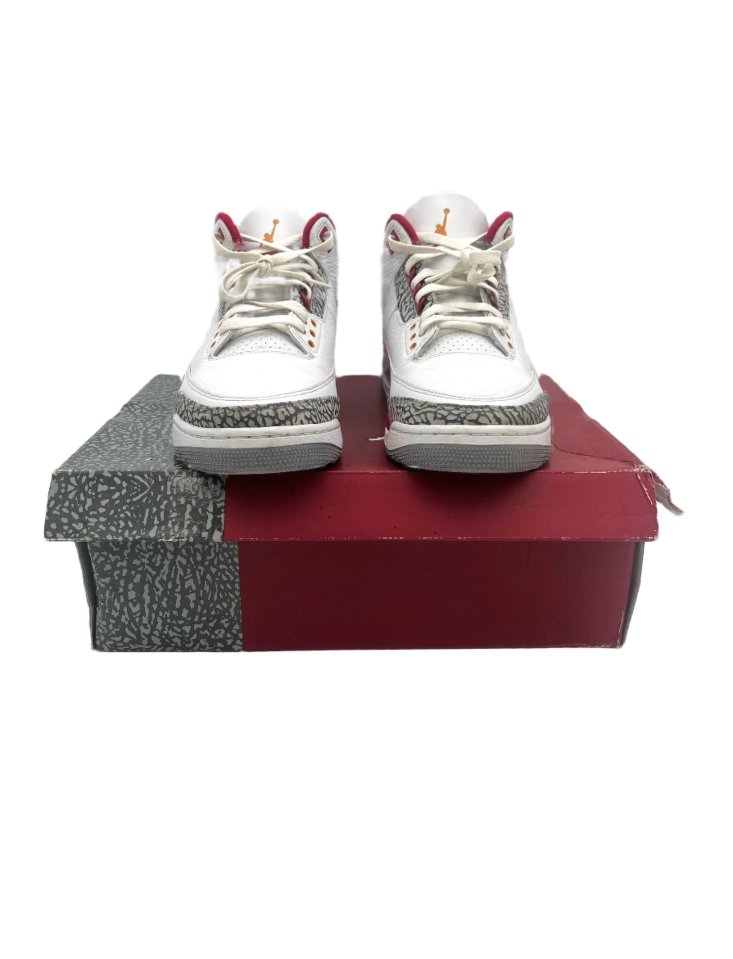 Pre-owned Retro 3 Cardinal red