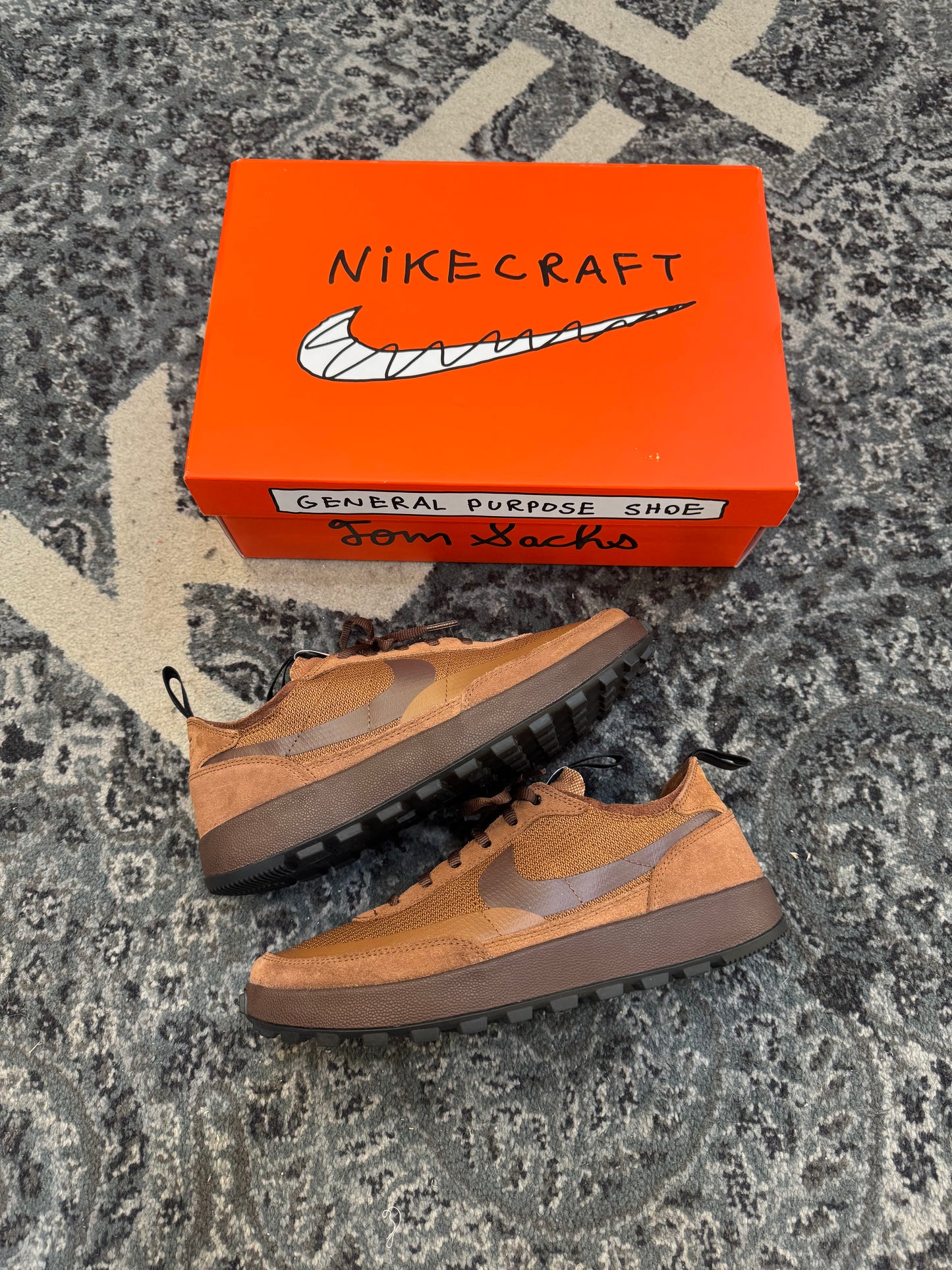 Pre-owned Nikecraft General Purpose Shoe Field Brown