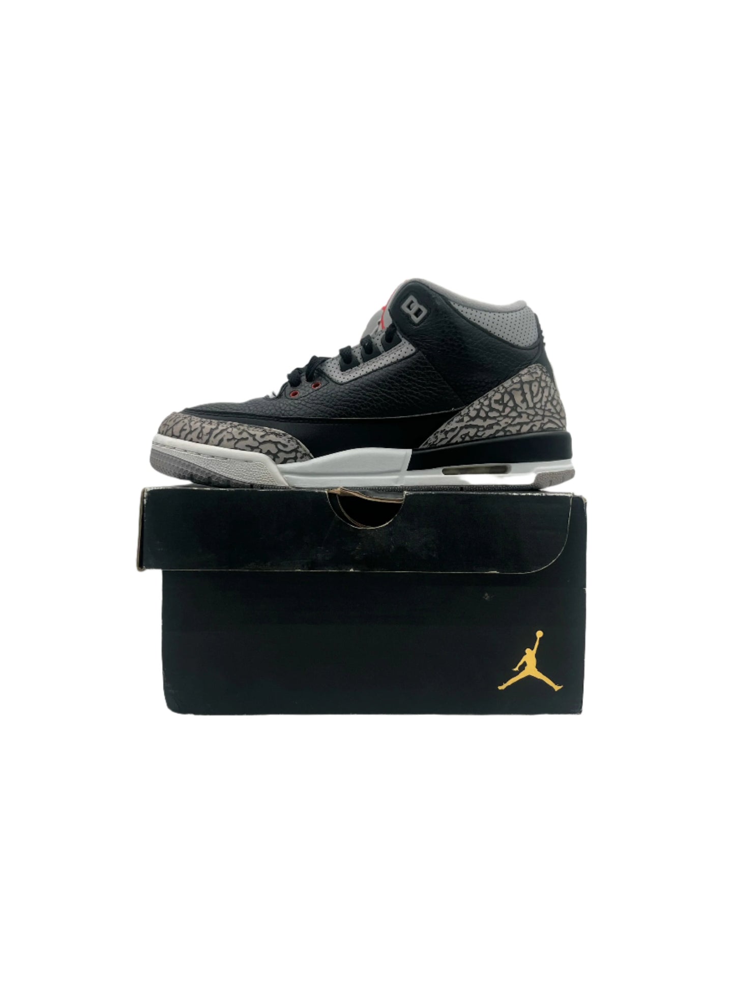 Pre-owned Retro 3 Black Cement