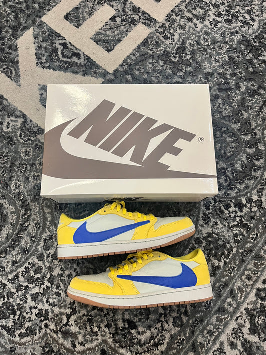 Pre-owned Canary Travis Scott 1 Low