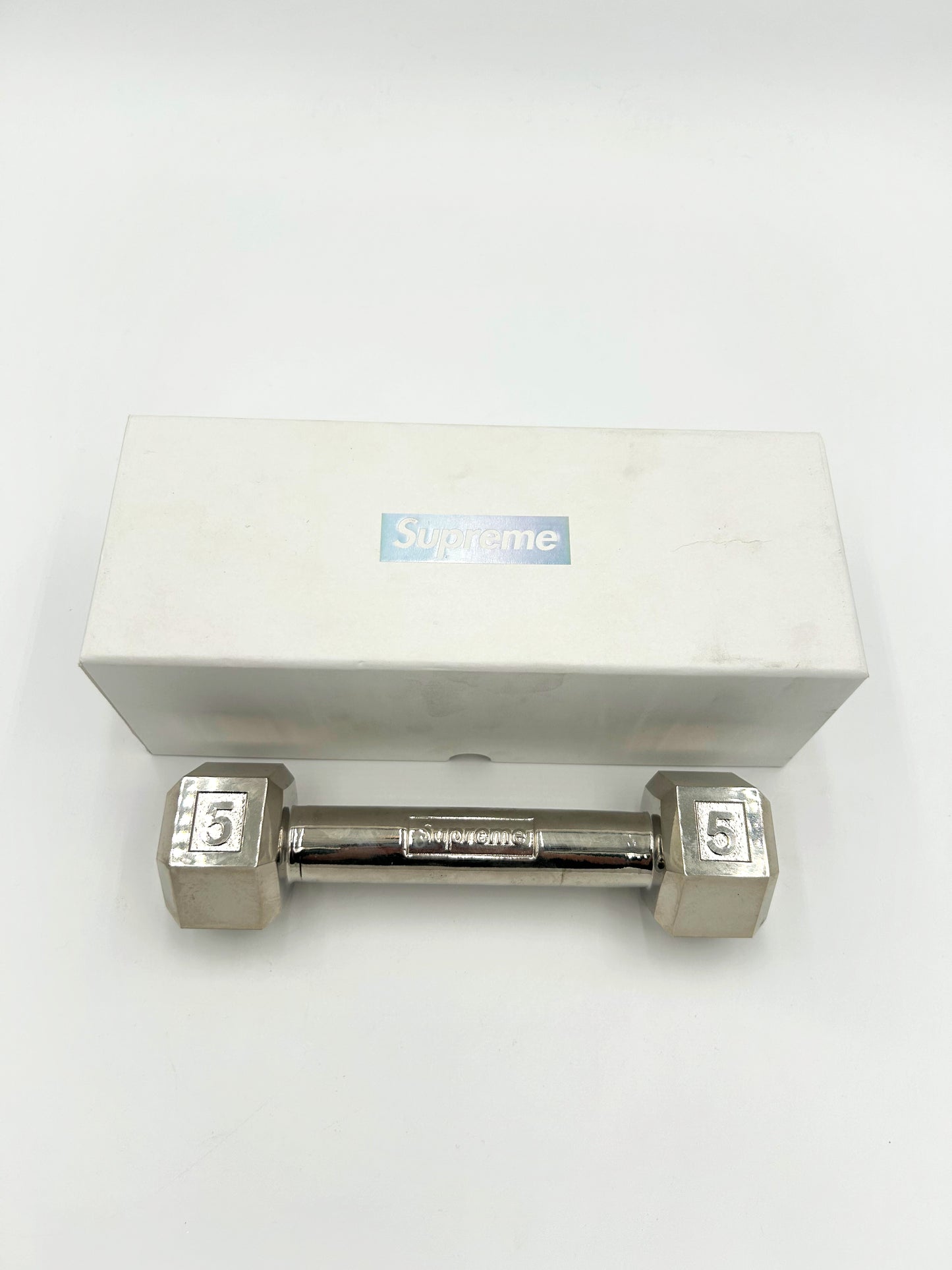 Supreme Plated Dumbbell Silver Plated