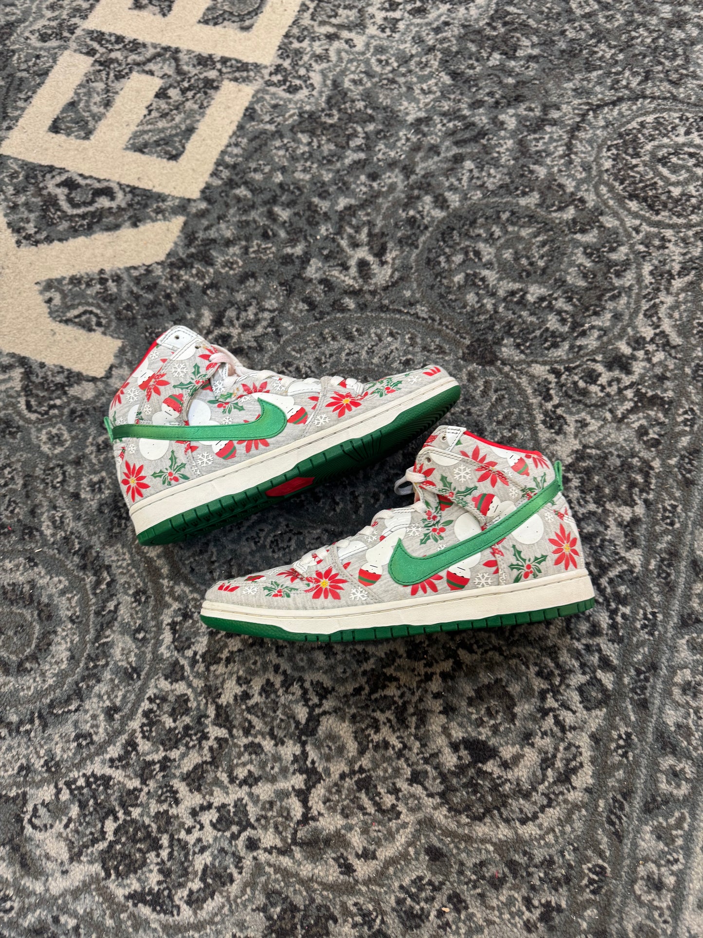 Pre-owned Ugly Christmas Sweater SB Dunk High