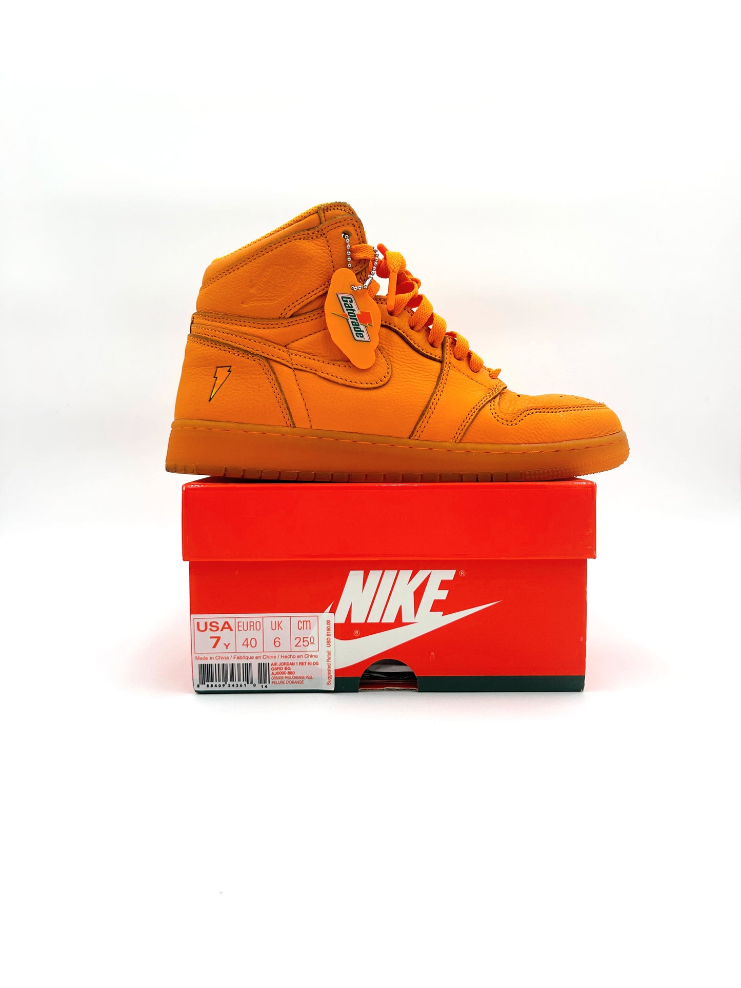 Pre-owned Retro 1 Gatorade Orange Peel (GS)